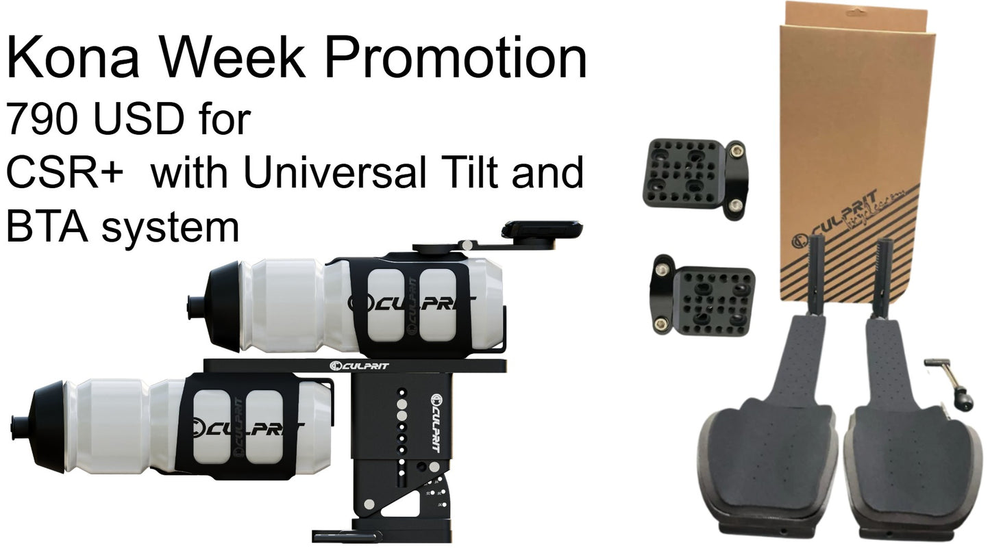 Kona Week Promotion CSR+ with Universal Tilt Hardware and the complete BTA Bundle